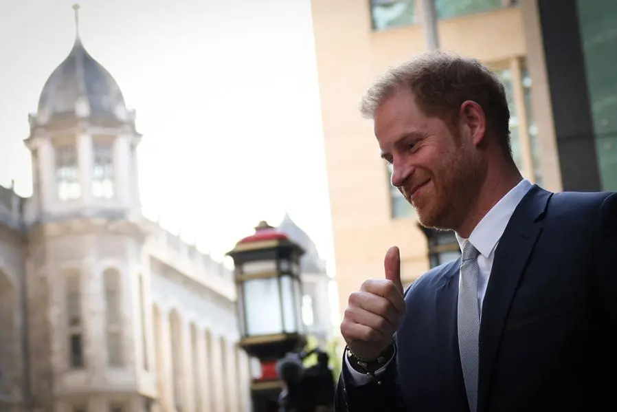 Prince Harry in London, but not meeting King Charles