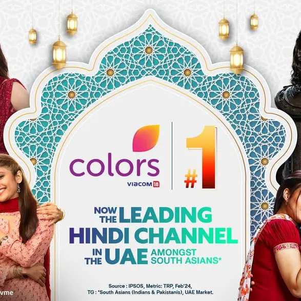 Colors takes the lead as the no. 1 hindi GEC in the UAE amongst Indian and Pakistani viewers
