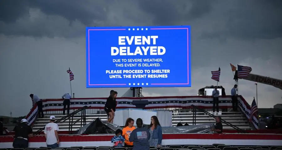 Trump postpones first rally since trial began, due to bad weather