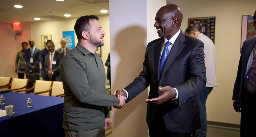 Kenya's president meets Ukraine's Zelenskyy
