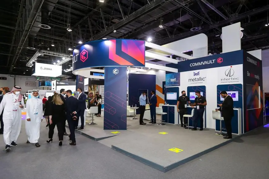 Commvault pavilion at GITEX 2021