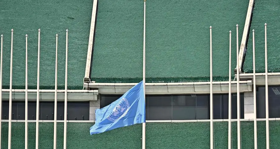 UN flags at half-mast for staff killed in Gaza