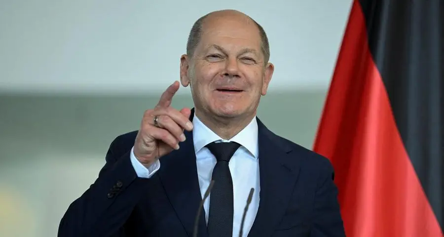 Germany's Scholz says outlook good, brushing off recession worries