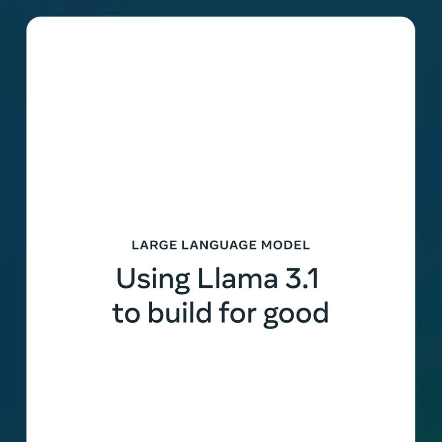 ميتا تكشف عن برنامج منح Llama 3.1 Impact بقيمة 2 مليون دولار