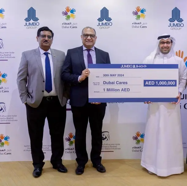 Jumbo Group reaffirms commitment to children's education with AED 1mln donation to Dubai Cares