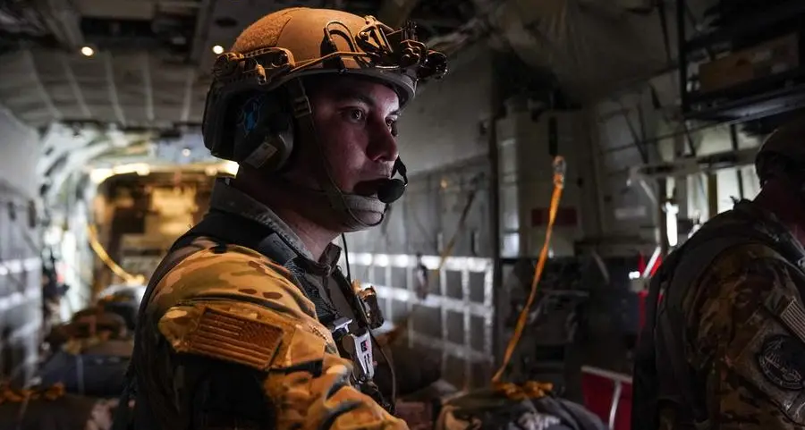 Aboard a US aircraft dropping aid over war-stricken Gaza