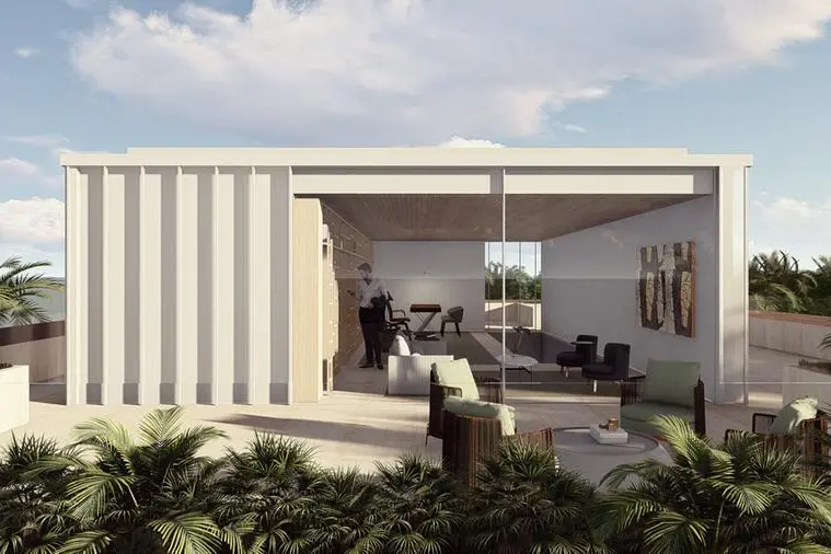 Sea Mirror is Dubai-based Lamar Development\\u2019s signature project, a striking example of modernist architecture seamlessly blended with natural elements. Image Courtesy: Driven Properties