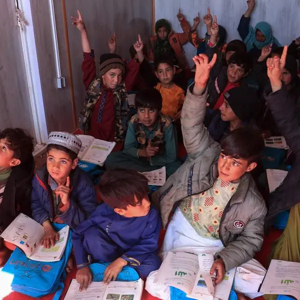 Afghan kids learn in makeshift schools six months after major quake