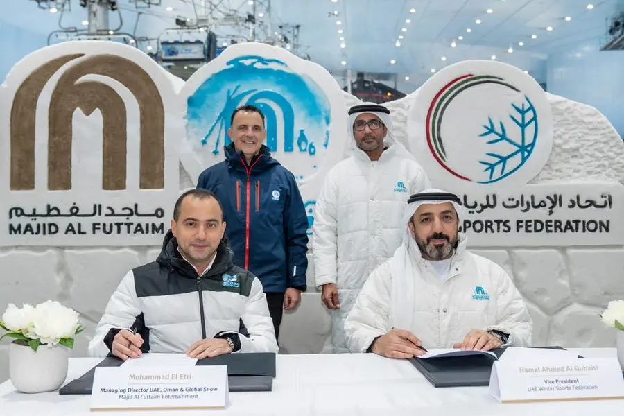 The UAE Winter Sports Federation and Ski Dubai sign MoU