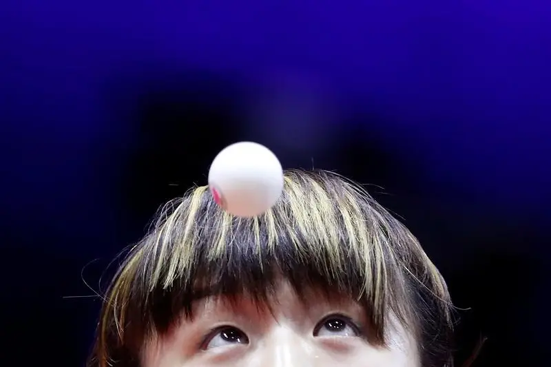 Table Tennis - 2019 World Table Tennis Championships - Hungexpo, Budapest, Hungary - April 26, 2019. Chen Meng of China in action during her semifinal match against Wang Manyu of China. REUTERS/Bernadett Szabo TPX IMAGES OF THE DAY - RC1138D0C280 , Reuters Images