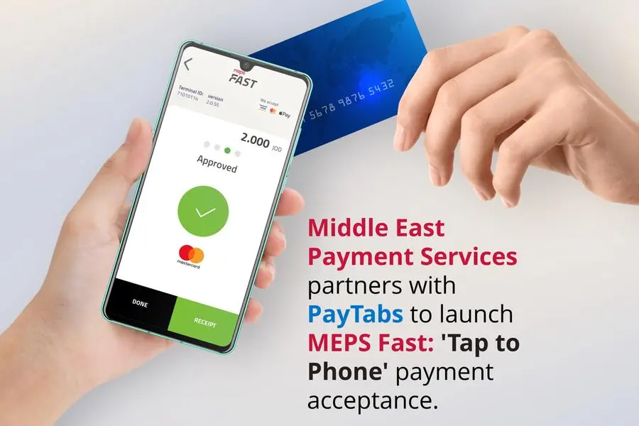 \\u2018Tap to phone\\u2019 facilitates secure contactless payments from small businesses in retail, tourism, leisure, delivery and logistics, entertainment, hospitality, food and beverage. Image Courtesy: Middle East Payment Services