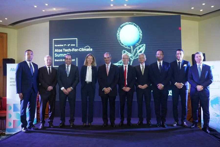 From left to right: Eng. Mohamed Nasr, Assistant Minister for Global Information Infrastructure, Eng. Amr Mahfouz, CEO of ITIDA, Engineer Khaled Abbas, Chairman of ACUD, Berenice Chassagne, Head of Growing Markets \\u2013 Atos, Dr. Amr Talaat -Minister for the Ministry of Communications and Information Technology, Laurent Barbet, Chief Operating Officer \\u2013 Atos, Marc Bar\\u00E9ty - French Ambassador in Egypt, Eng. Raafat Hindy, Deputy Minister for Infrastructure, Ahmad Elharany, Egypt General Manager & Growing Markets GDC Head \\u2013 Atos, Eng. Ahmed El Zaher, Assistant Minister for Business Ecosystem Development