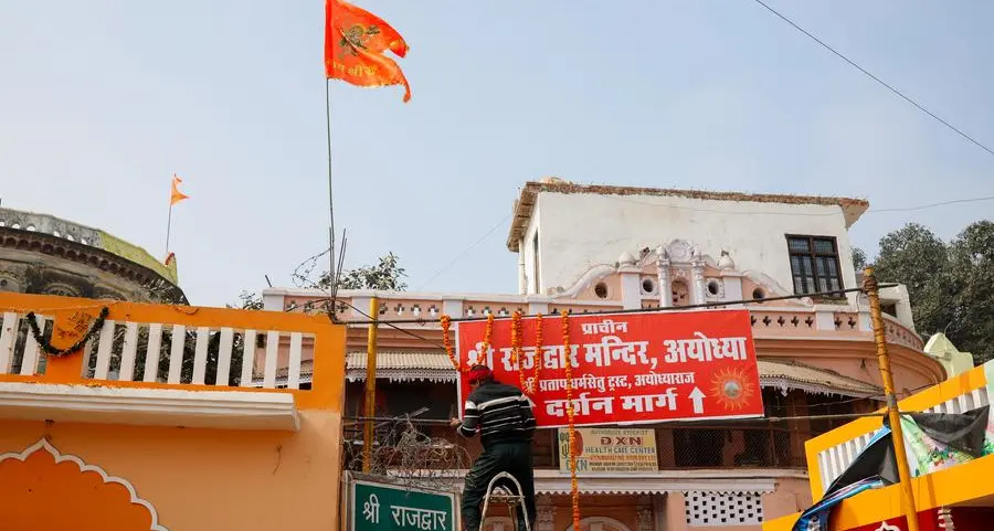 Religious spectacle to mark opening of Ram temple by India's Modi
