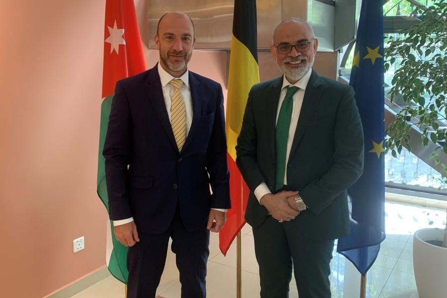 Building bridges: Ali Khalaf and Belgian Ambassador in strategic talks