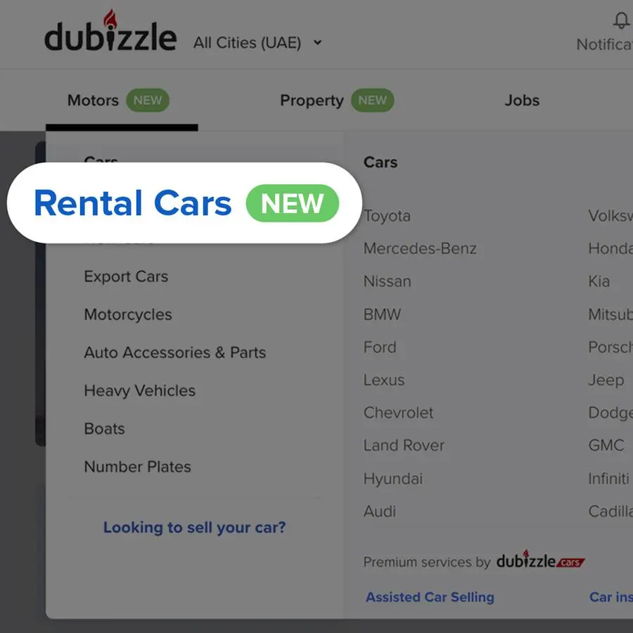 Dubizzle unveils new rental cars service to meet surging demand in Dubai's expanding market