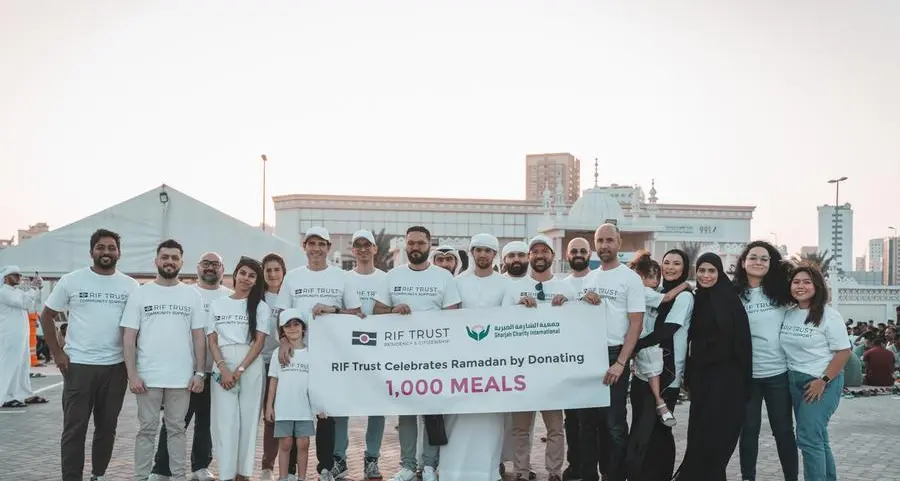 RIF Trust distributes 1,000 meals in collaboration with Sharjah Charity