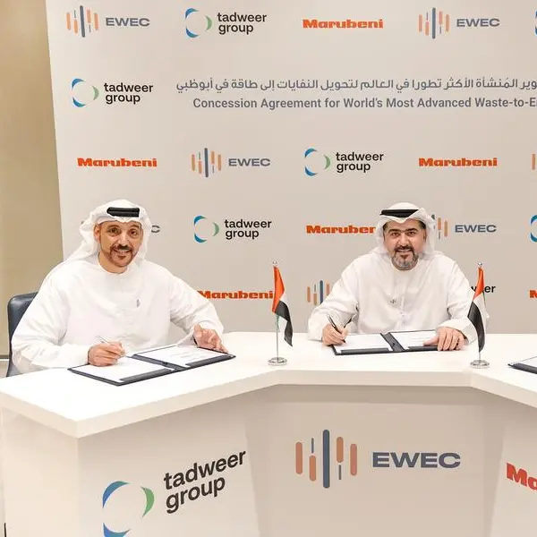 EWEC and Tadweer Group announce key partners for world’s most advanced waste-to-energy facility in Abu Dhabi