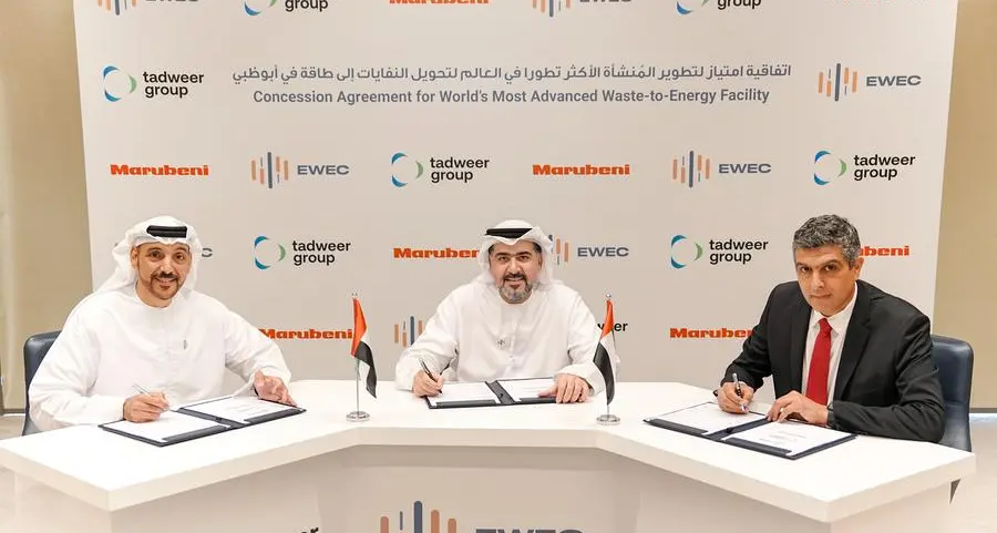 EWEC and Tadweer Group announce key partners for world’s most advanced waste-to-energy facility in Abu Dhabi