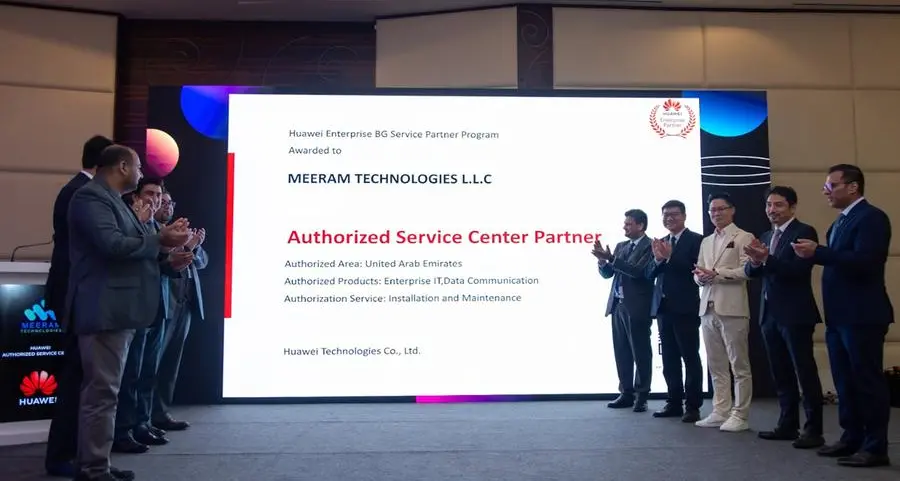 إطلاق مركز خدمة معتمد من هواوي في الإمارات بالتعاون مع شركة ميرام تكنولوجيز