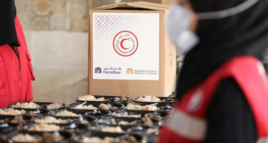 Egyptian Red Crescent receives EGP 27mln from Majid Al Futtaim to provide 7,000 daily meals to Gaza