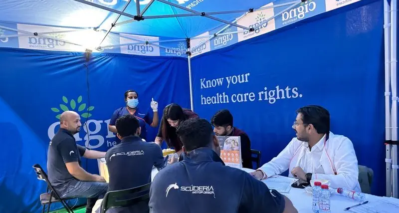 Cigna Healthcare organizes health checks for hundreds of workers