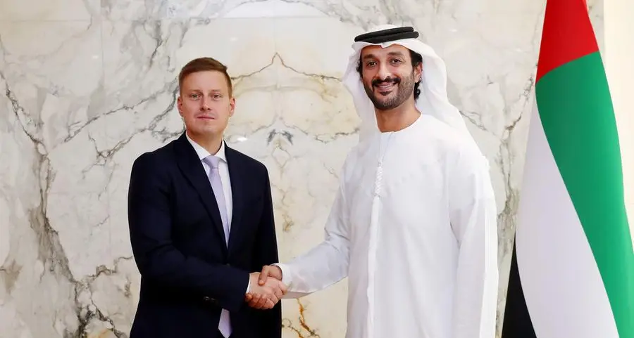 H.E. Bin Touq meets with his Estonian counterpart