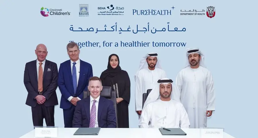 Abu Dhabi’s PureHealth partners with Cincinnati Children's Hospital to open centre in UAE