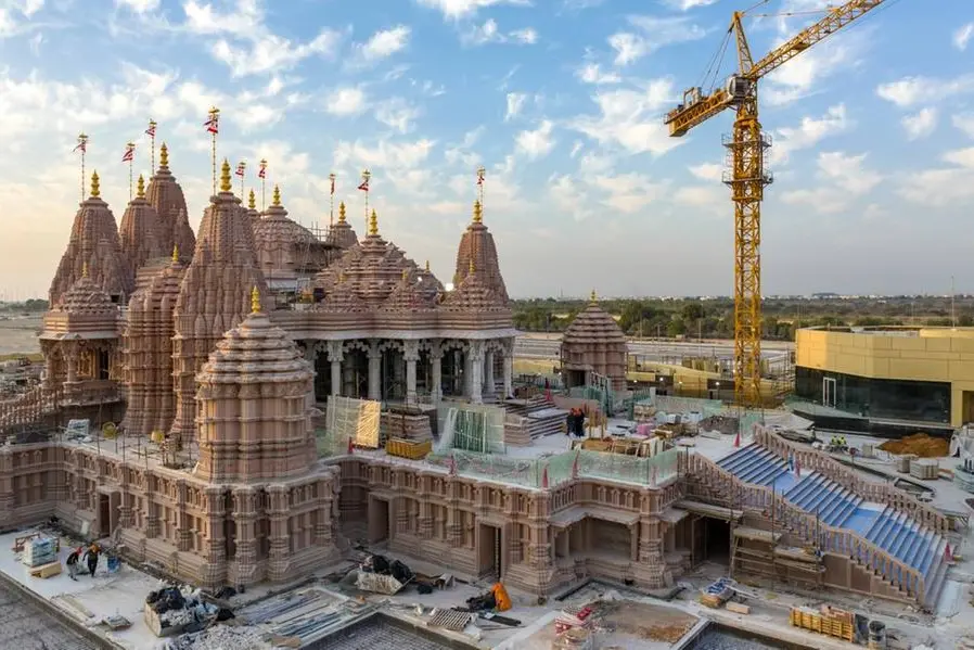 Shapoorji Pallonji completes work on iconic Abu Dhabi stone temple