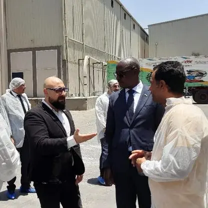 Rwandan Ambassador visits Egyptian Swiss factories