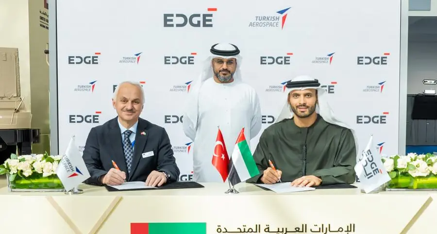 \"ايدج\" تتعاون مع \"الصناعات الجوية التركية\" في مشاريع جوية متقدمة