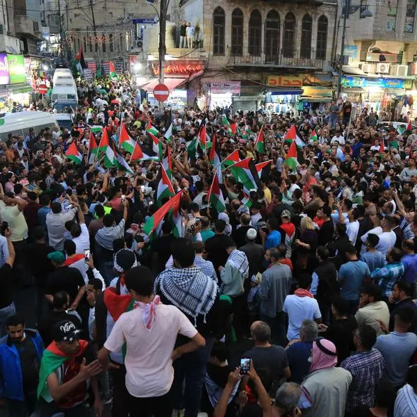 Thousands protest across Middle East in support of Palestinians