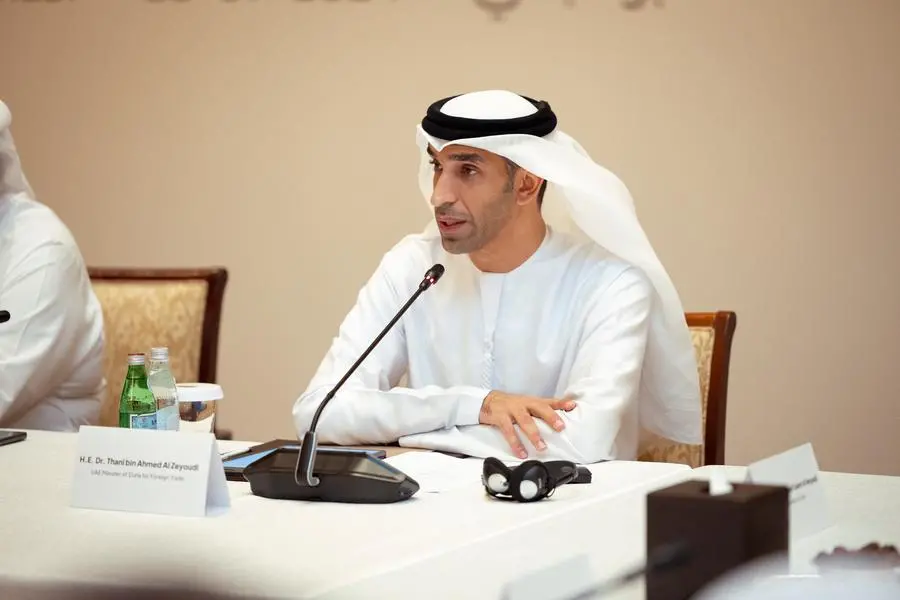 Dr Thani bin Ahmed Al Zeyoudi, UAE Minister of State for Foreign Trade. Image courtesy: UAE Government Media Office