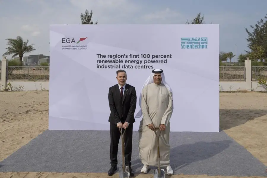 <p>EGA breaks ground on the region&rsquo;s first 100 per cent renewable energy powered industrial data centres in Jebel Ali and Al Taweelah</p>\\n