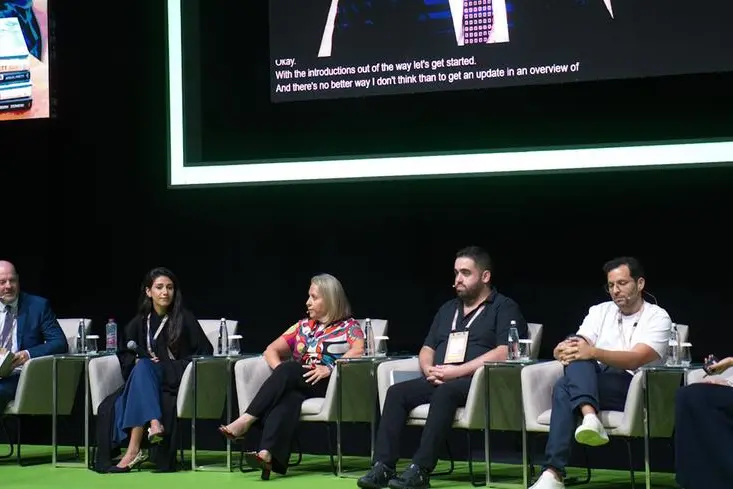 <p>L-R: Gavin Gibbon, Senior Editor, Arabian Gulf Business Insight (AGBI); Amna Al Redha, Manager, Aviation X Lab; Mona Faraj, Co-Founder and CEO, ExploreTECH; Danny Cohanpour, CEO of Trove Tourism Development Advisors; Charaf El Mansouri, Co-Founder and CEO of Dharma; and Margaux Constantin, Partner at McKinsey &amp; Company, at the Entrepreneurship Summit at ATM 2024</p>\\n