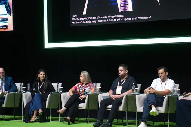 <p>L-R: Gavin Gibbon, Senior Editor, Arabian Gulf Business Insight (AGBI); Amna Al Redha, Manager, Aviation X Lab; Mona Faraj, Co-Founder and CEO, ExploreTECH; Danny Cohanpour, CEO of Trove Tourism Development Advisors; Charaf El Mansouri, Co-Founder and CEO of Dharma; and Margaux Constantin, Partner at McKinsey &amp; Company, at the Entrepreneurship Summit at ATM 2024</p>\\n