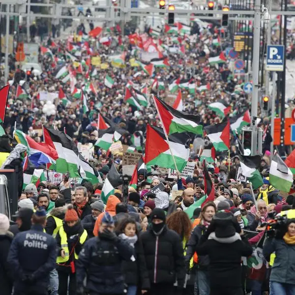 Pro-Palestinian march in Brussels draws 9,000: police