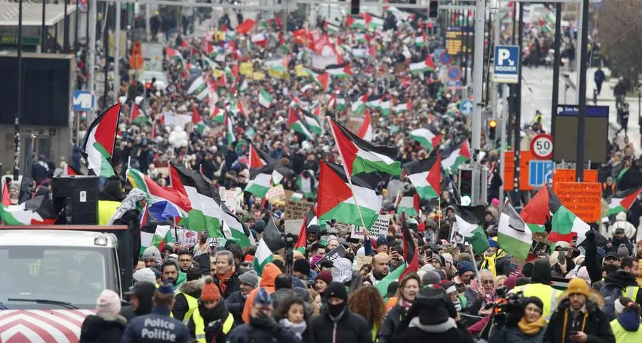 Pro-Palestinian march in Brussels draws 9,000: police
