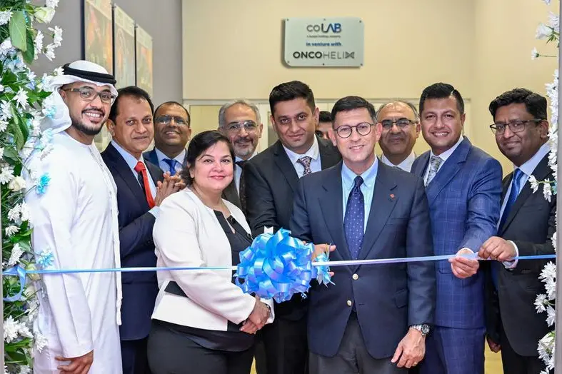 Radha Krishna Panday, Ambassador of Canada to the UAE, inaugurating OncoHelix-CoLab. Image Courtesy: Burjeel Holdings