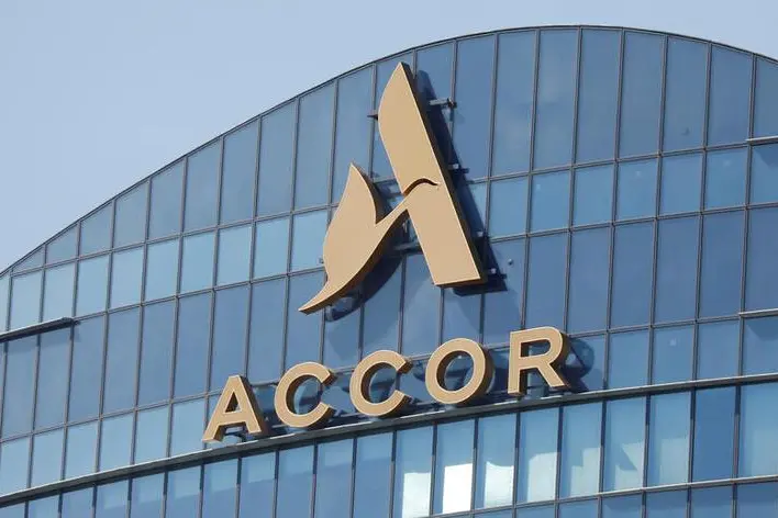 The logo of French hotel operator AccorHotels is seen on top of the building company\\'s headquarters in Issy-les-Moulineaux near Paris, France, May 27, 2020. REUTERS/Charles Platiau , Reuters Images