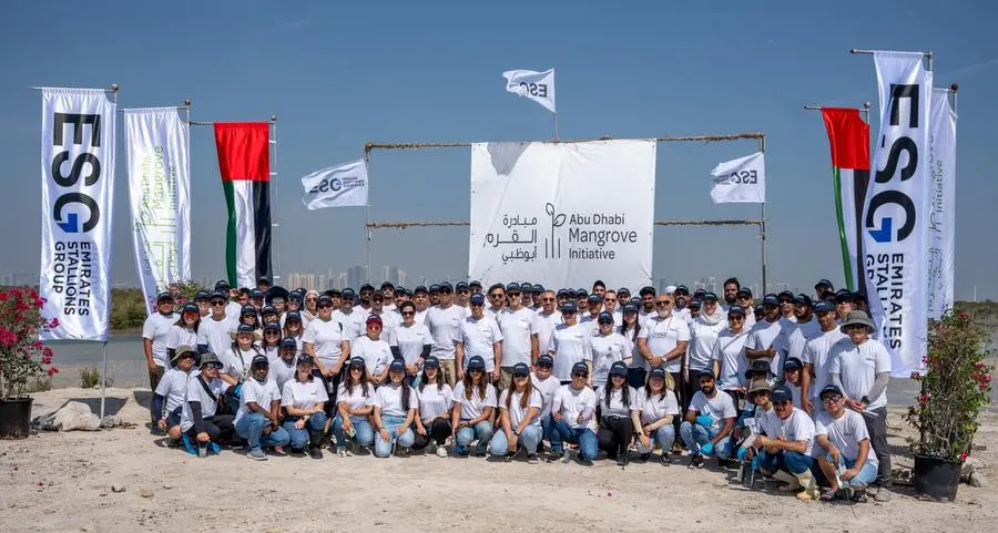 Emirates Stallions Group employees join forces to replenish mangroves, bolstering Abu Dhabi's coastal ecosystem