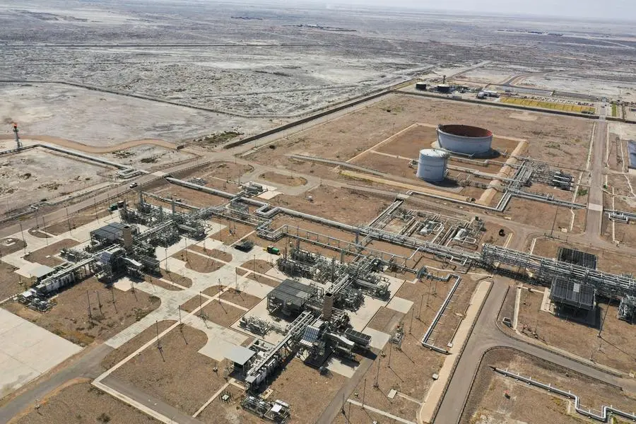 FILE PHOTO: An aerial view shows Majnoon oil field near Basra, Iraq, May 12, 2023. REUTERS/Essam Al-Sudani Image used for illustrative purpose. , Reuters