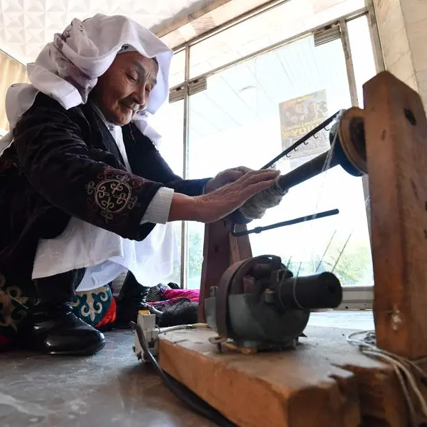 'Happy Grandmas': Women weave to protect Kyrgyzstan's ancient shyrdak rug