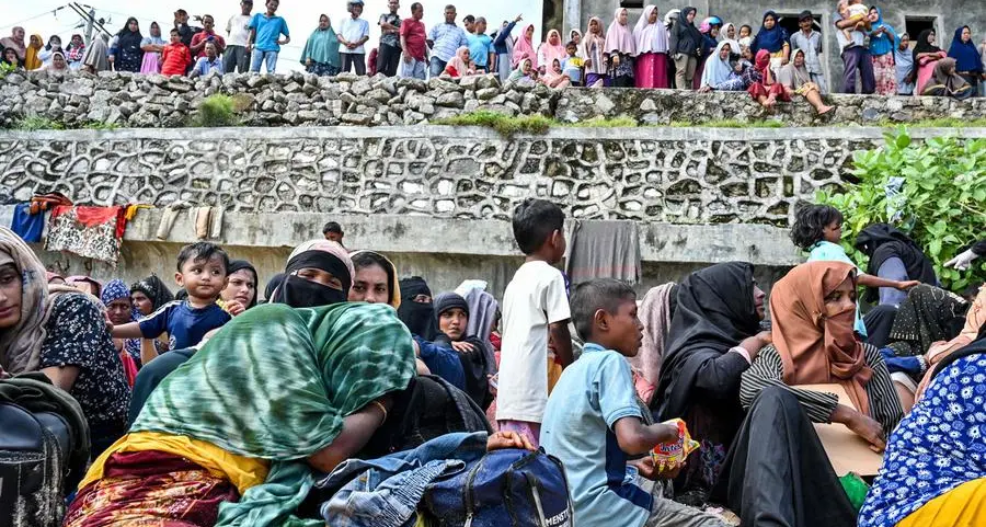 Indonesia moves rejected Rohingya refugees stranded on beach