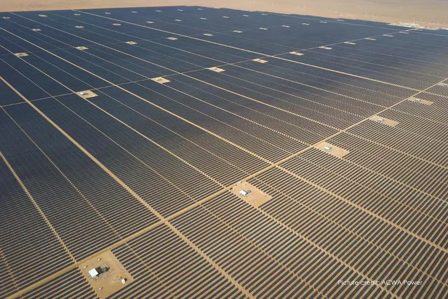 <p>Photo used for illustrative purpose only. Sakaka Solar Power Plant in Saudi Arabia. Image courtesy: Nextracker</p>\\n