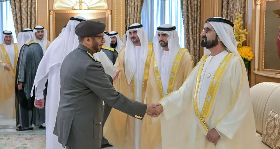 Mohammed bin Rashid receives well-wishers on Eid Al Fitr