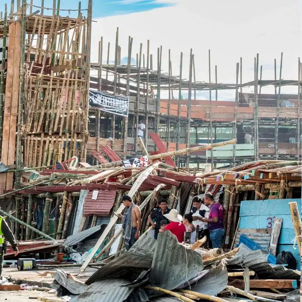 Four killed, 70 injured in partial collapse of bullring in Colombia