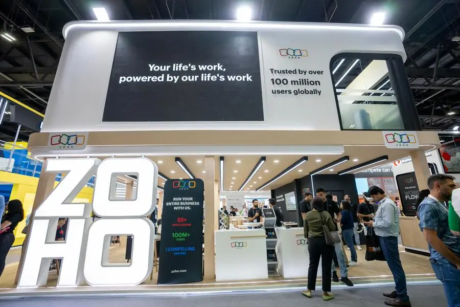 ZOHO at Gitex 2023. Image courtesy: Zoho Corp