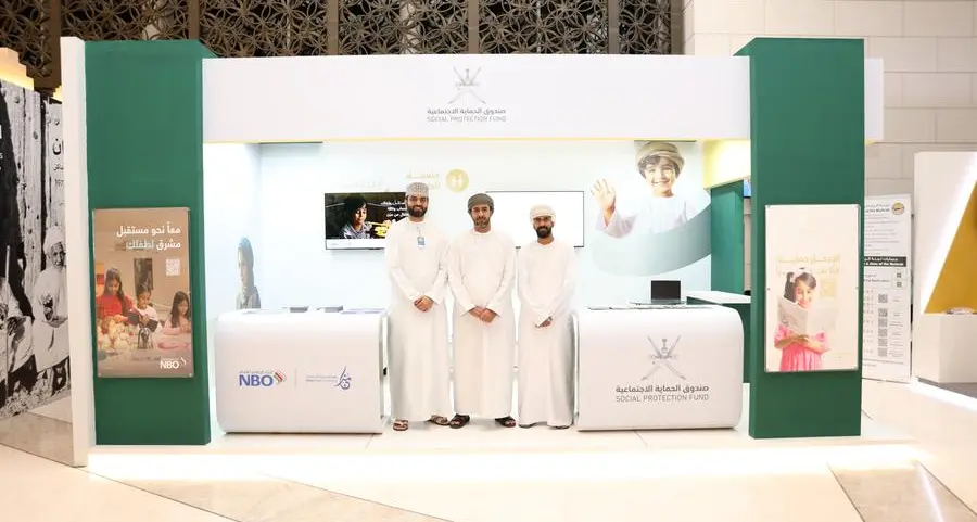 NBO & Muzn Islamic Banking partner with Social Protection Fund to highlight child benefit at Muscat Book Fair