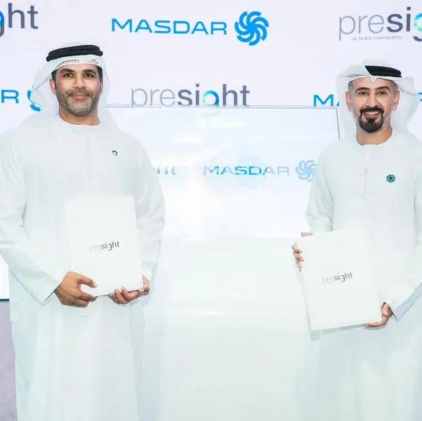 Masdar and Presight sign agreement to develop AI asset management tool