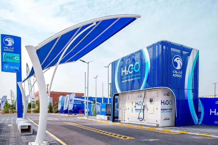 ADNOC opens the region’s first high-speed green hydrogen refueling ...
